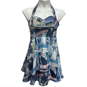 Dolls Kill X Poster Dress Size XXS Making a Monster Halter Fit & Flare